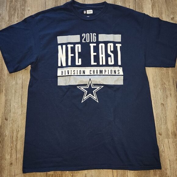 Dallas Cowboys 2016‎ NFC Champions Tshirt size Large. - Picture 1 of 3
